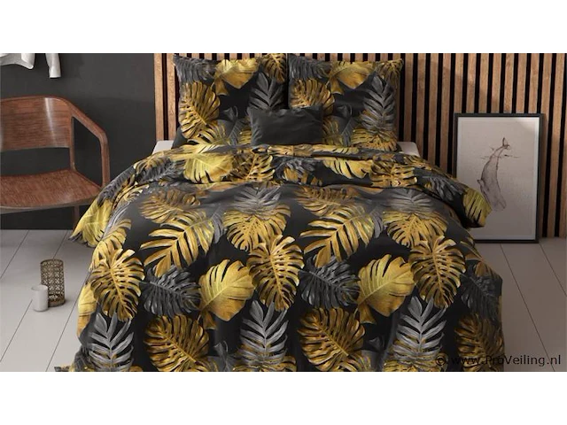 Dekbed overtrek brigette gold 240 x 220cm - afbeelding 2 van  5