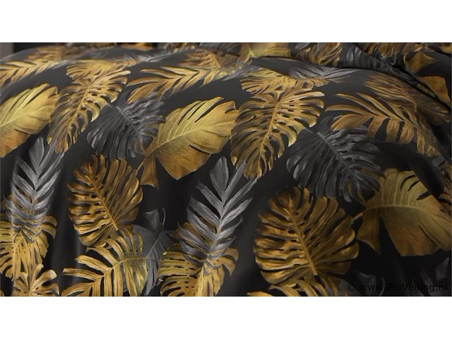 Dekbed overtrek brigette gold 240 x 220cm - afbeelding 3 van  5