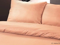 Dekbed overtrek dallas pastel oranje 140 x 220cm - afbeelding 2 van  3