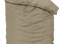 Dekbed overtrek dallas taupe 140 x 220cm - afbeelding 1 van  3