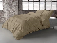 Dekbed overtrek dallas taupe 140 x 220cm - afbeelding 2 van  3
