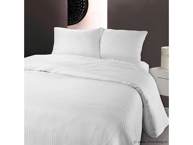 Dekbed overtrek dallas wit 140 x 220cm - afbeelding 3 van  3