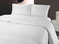 Dekbed overtrek dallas wit 140 x 220cm - afbeelding 3 van  3