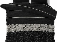 Dekbed overtrek dervio antraciet 200 x 220cm - afbeelding 1 van  5