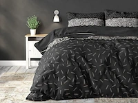 Dekbed overtrek dervio antraciet 240 x 220cm - afbeelding 3 van  5