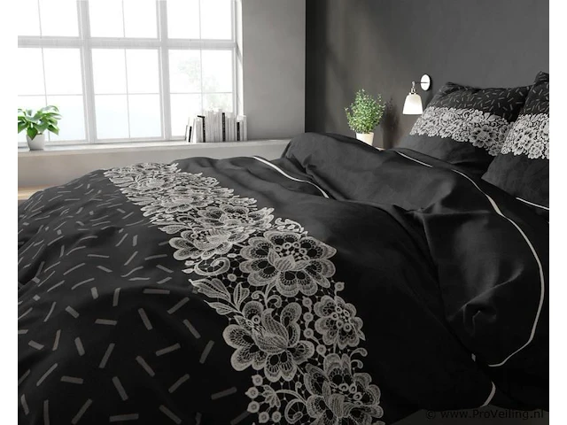 Dekbed overtrek dervio antraciet 240 x 220cm - afbeelding 5 van  5