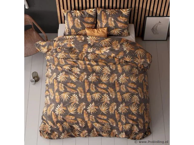 Dekbed overtrek luisa gold 200 x 220cm - afbeelding 5 van  5