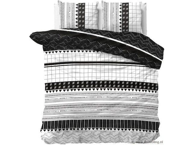 Dekbed overtrek lulian artic stripes 240 x 220cm - afbeelding 1 van  5