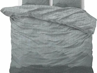 Dekbed overtrek lulian zeeblauw 240 x 220cm - afbeelding 1 van  5