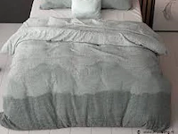 Dekbed overtrek lulian zeeblauw 240 x 220cm - afbeelding 4 van  5