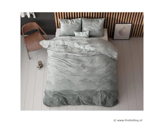 Dekbed overtrek lulian zeeblauw 240 x 220cm - afbeelding 5 van  5