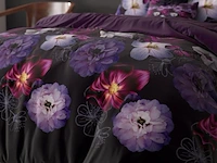 Dekbed overtrek magic flower paars 200 x 220cm - afbeelding 3 van  5
