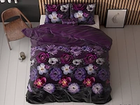 Dekbed overtrek magic flower paars 200 x 220cm - afbeelding 5 van  5