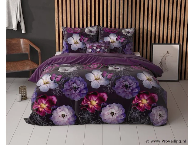 Dekbed overtrek magic flower paars 240 x 220cm - afbeelding 4 van  5
