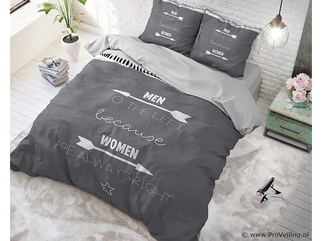 Dekbed overtrek women/men 200 x 220cm - afbeelding 4 van  5
