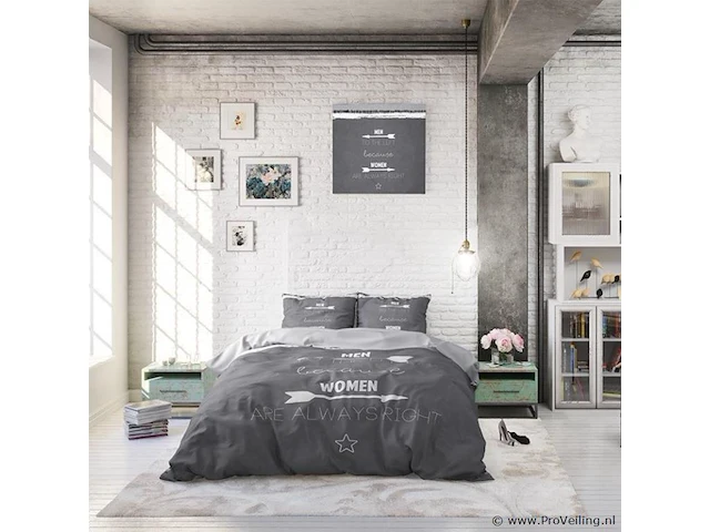 Dekbed overtrek women/men 200 x 220cm - afbeelding 3 van  5