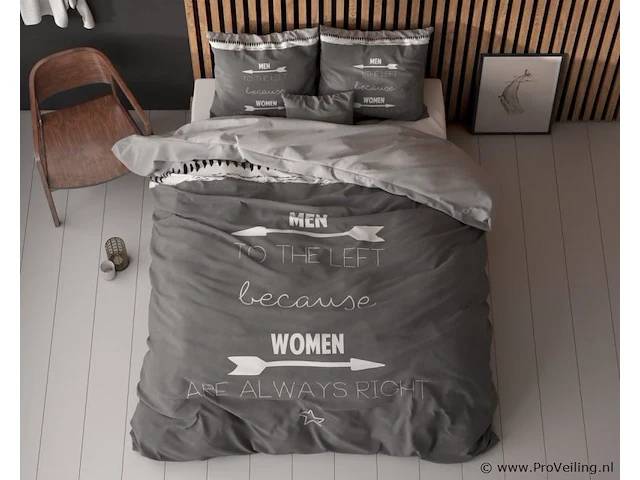 Dekbed overtrek women/men 240 x 220cm - afbeelding 2 van  5