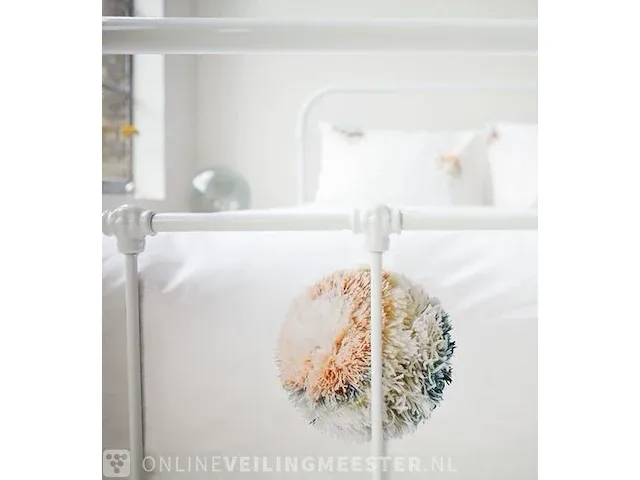 Dekbedovertrek 1-persoons snurk, pompom - afbeelding 2 van  3