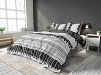 Dekbedovertrek artic stripe wit 240 x 220 cm - afbeelding 3 van  4