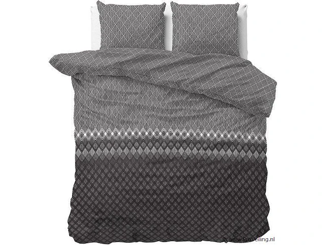 Dekbedovertrek cheng grijs 240x220cm - afbeelding 1 van  3