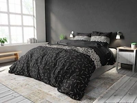 Dekbedovertrek dervio zwart 240x220 cm - afbeelding 3 van  4