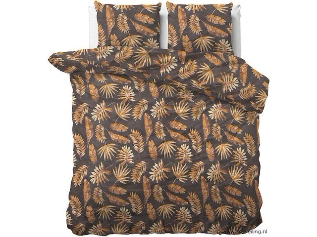 Dekbedovertrek luisa gold 200x220 cm - afbeelding 1 van  4