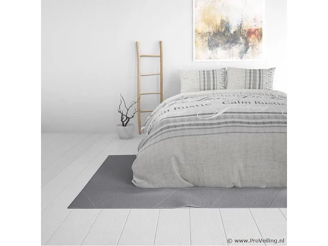 Dekbedovertrek recidence grijs 200x220cm - afbeelding 2 van  6
