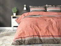 Dekbedovertrek sonta oranje 200x220 cm - afbeelding 2 van  4