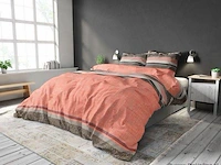 Dekbedovertrek sonta oranje 240x220 cm - afbeelding 3 van  4