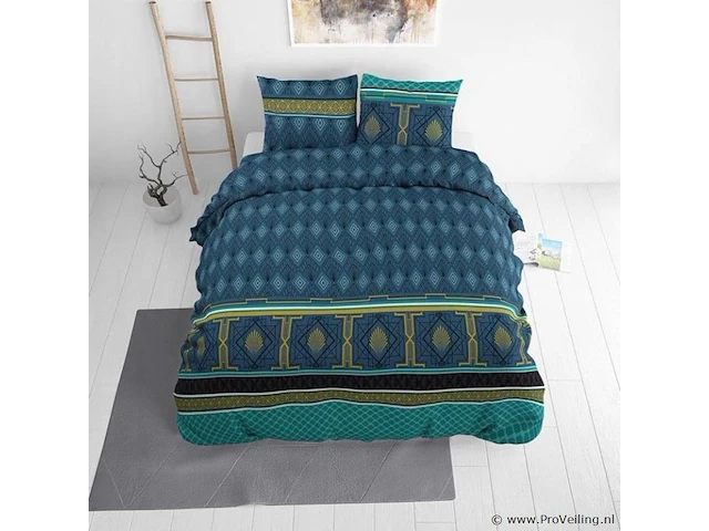 Dekbedovertrek st xavier groen 240x220cm - afbeelding 3 van  3