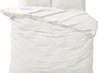 Dekbedovertrek teddy 240 x 220cm wit - afbeelding 1 van  6