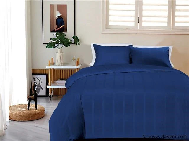 Dekbedovertrekken melbourne royal blue 240x220cm - afbeelding 1 van  2