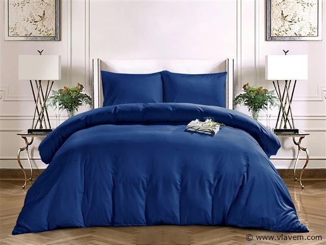 Dekbedovertrekken sydney royal blue 240x220cm - afbeelding 1 van  2