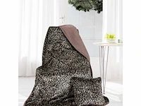 Deken bont cheetah 150x200 cm (2x) - afbeelding 1 van  2