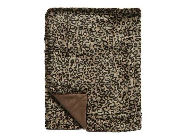 Deken bont cheetah 150x200 cm (2x) - afbeelding 2 van  2