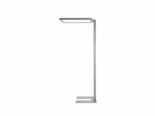 Deko light 343034 led kantoor vloerlamp grijs/zilver - afbeelding 1 van  4