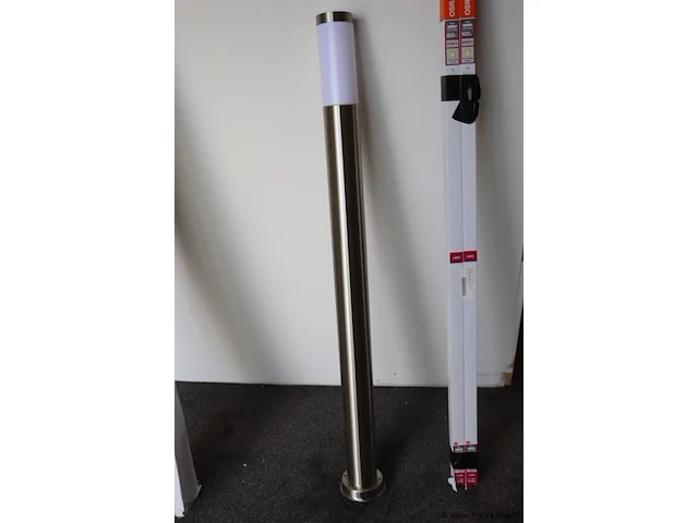 Deko light staande lamp nova buitenlamp, 220-240v ac / 50-60hz, e27, 40w, roestvrij staal, met bewegingsmelder type 730032 - afbeelding 3 van  9
