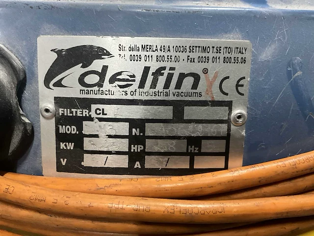 Delfin dim3 industriële stofzuiger - afbeelding 5 van  6