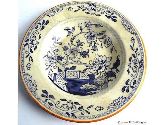 Delfts blauw bord - afbeelding 2 van  4