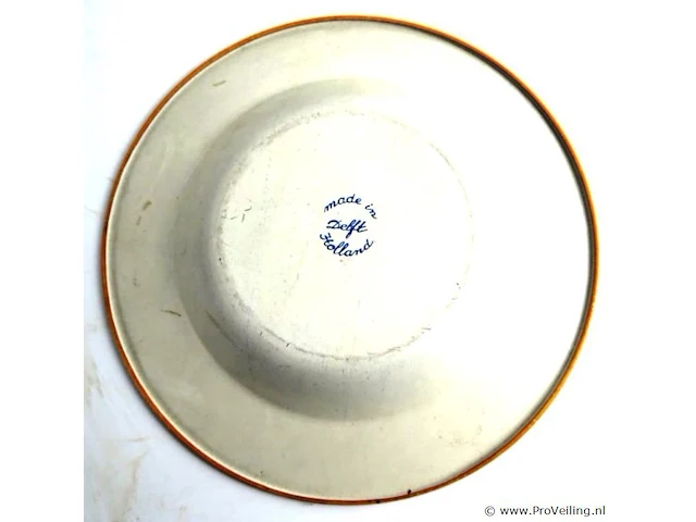 Delfts blauw bord - afbeelding 3 van  4