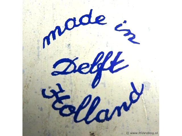 Delfts blauw bord - afbeelding 4 van  4