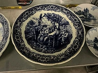 Delfts blauw wandborden (4x) - afbeelding 3 van  5
