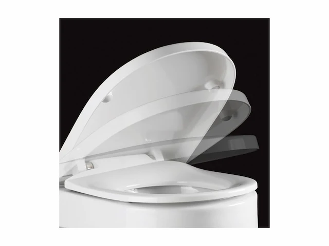 Delight wc bril met softclose mechanisme wit - afbeelding 4 van  4