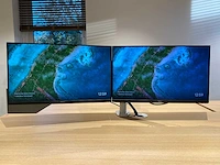 Dell - 23" dubbele monitoren met ergonomische arm (hdmi, dp, vga, usb) - afbeelding 1 van  21