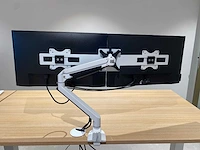 Dell - 23" dubbele monitoren met ergonomische arm (hdmi, dp, vga, usb) - afbeelding 8 van  21