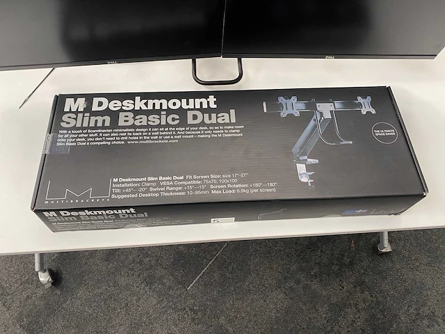 Dell - 24" monitoren op monitorarm - hdmi, dp, vga - afbeelding 17 van  26