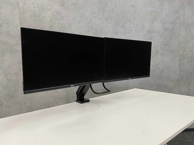 Dell - 24" monitoren op monitorarm - hdmi, dp, vga - afbeelding 12 van  26
