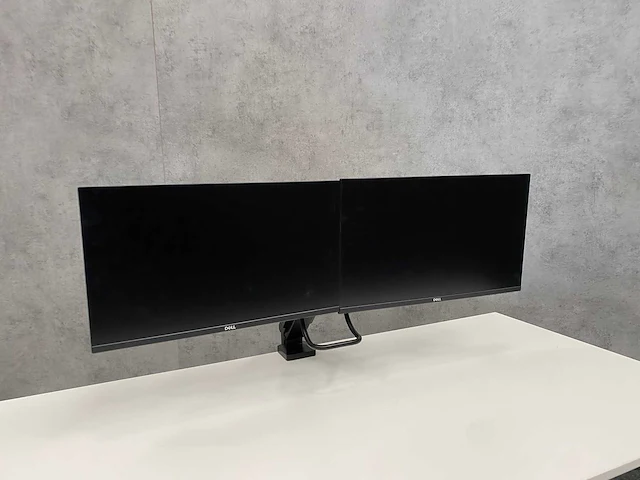 Dell - 24" monitoren op monitorarm - hdmi, dp, vga - afbeelding 24 van  26