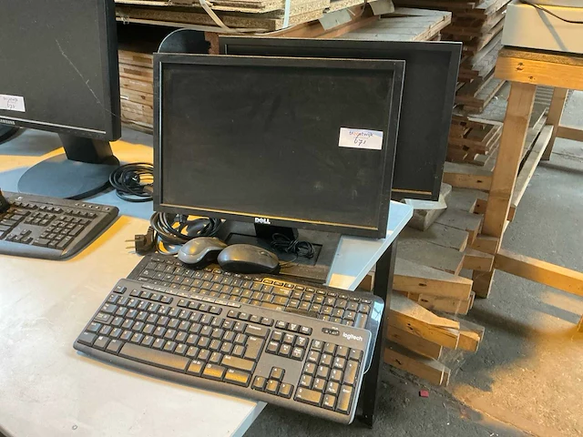 Dell e1911c monitor (2x) - afbeelding 1 van  5