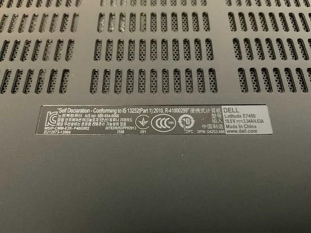 Dell e7450 laptop - afbeelding 6 van  6
